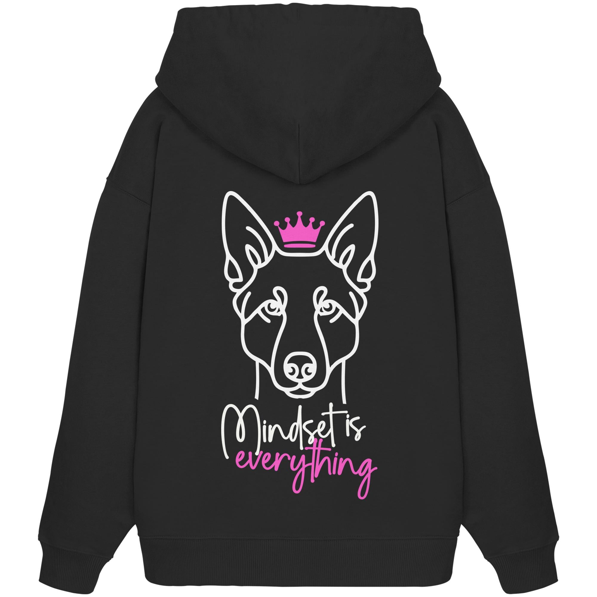 Australian Kelpie - Mindset is everything - Organic Oversize Hoodie