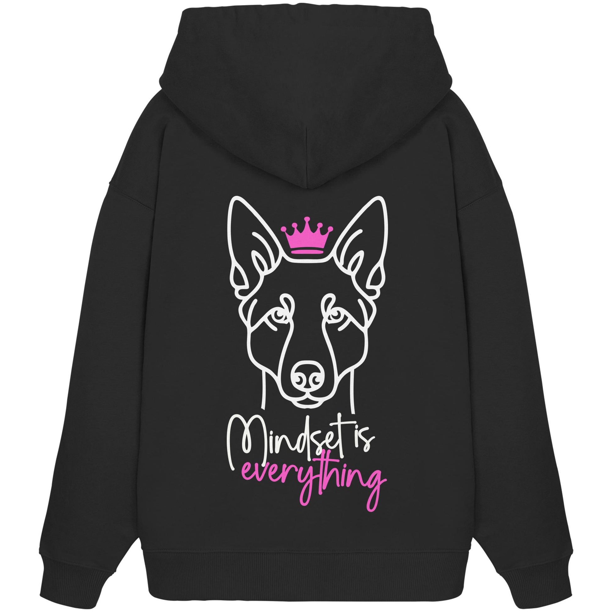 Australian Kelpie - Mindset is everything - Organic Oversize Hoodie