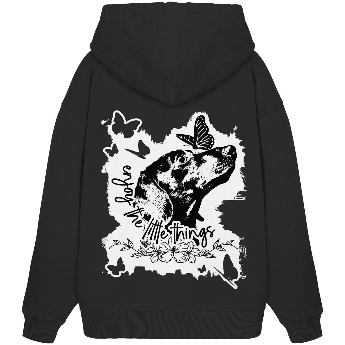 Dackel (Kurzhaar) - enjoy the little things - Organic Oversize Hoodie