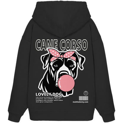 Bubble Gum Cane Corso (rosa) - Organic Oversize Hoodie
