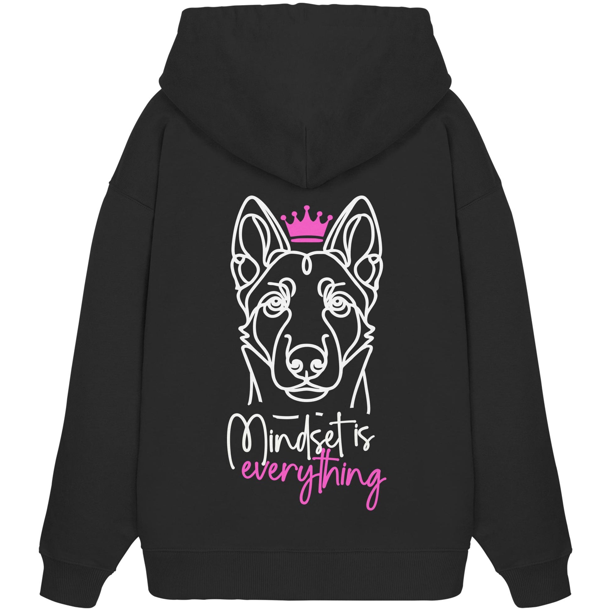 Malinois - Mindset is everything - Organic Oversize Hoodie