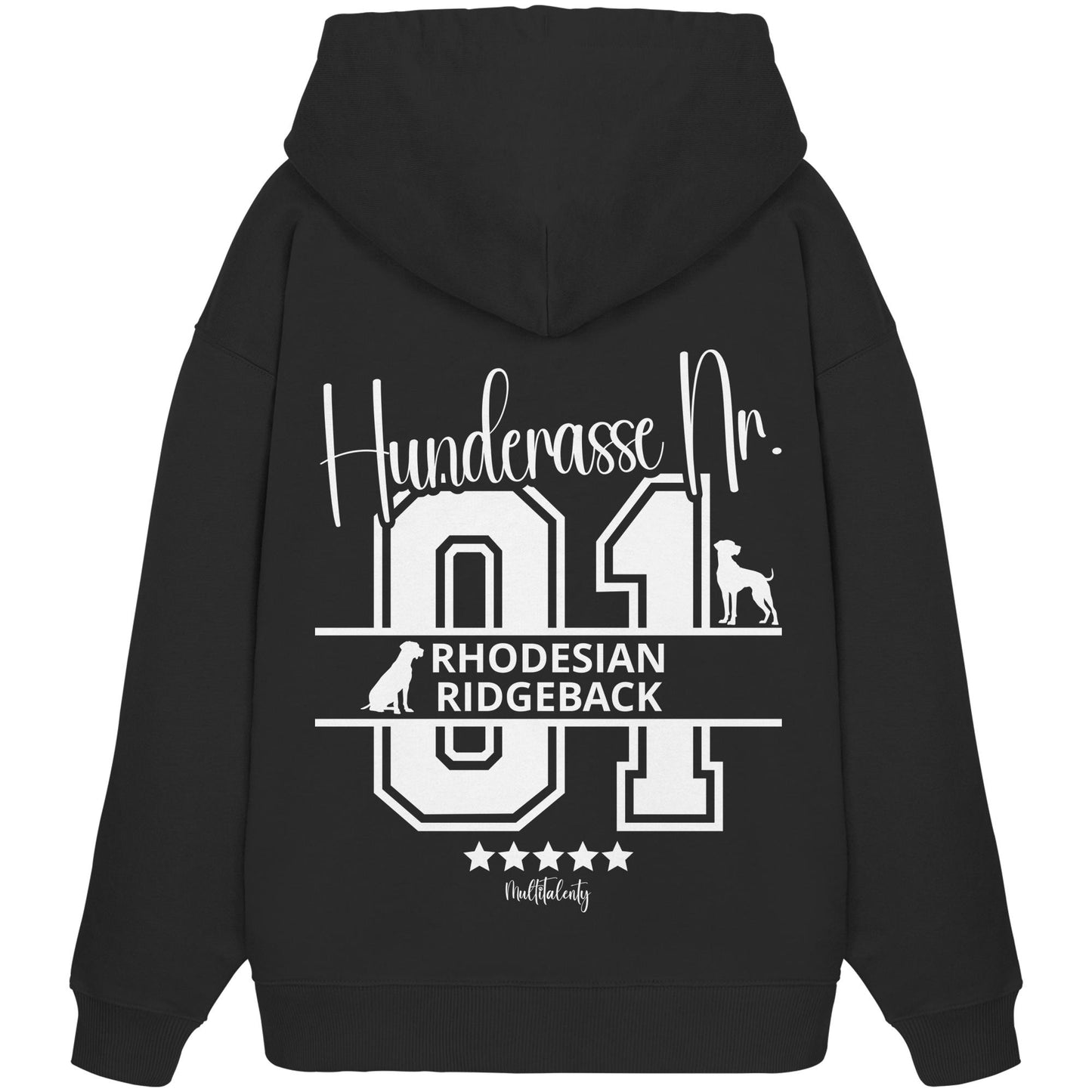 Nr. 01 Rhodesian Ridgeback - Organic Oversize Hoodie