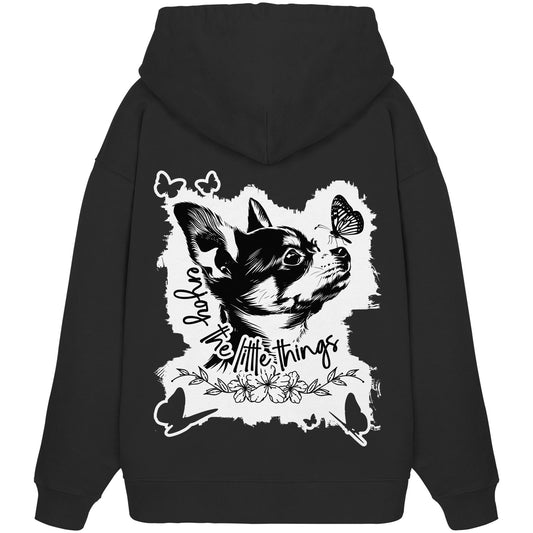 Chihuahua (Kurzhaar) - enjoy the little things - Organic Oversize Hoodie