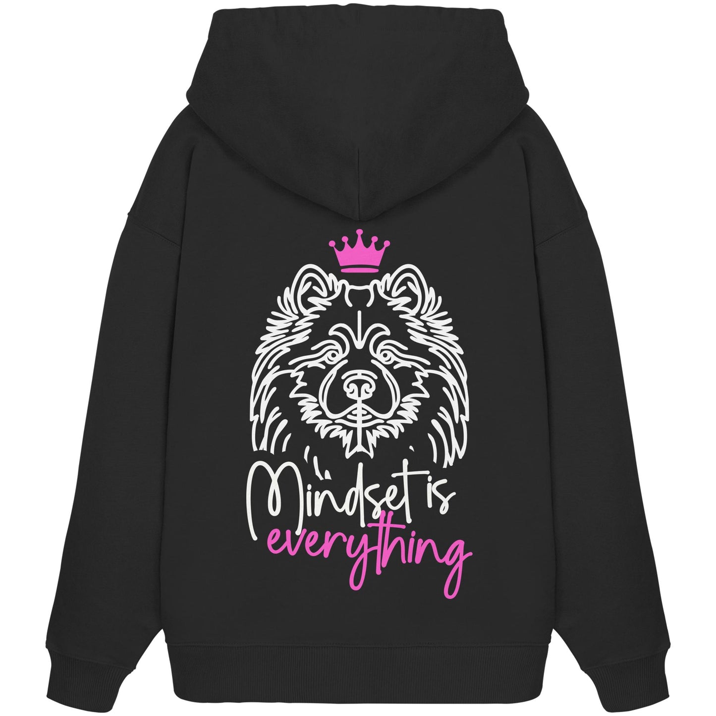 Wolfsspitz - Mindset is everything - Organic Oversize Hoodie