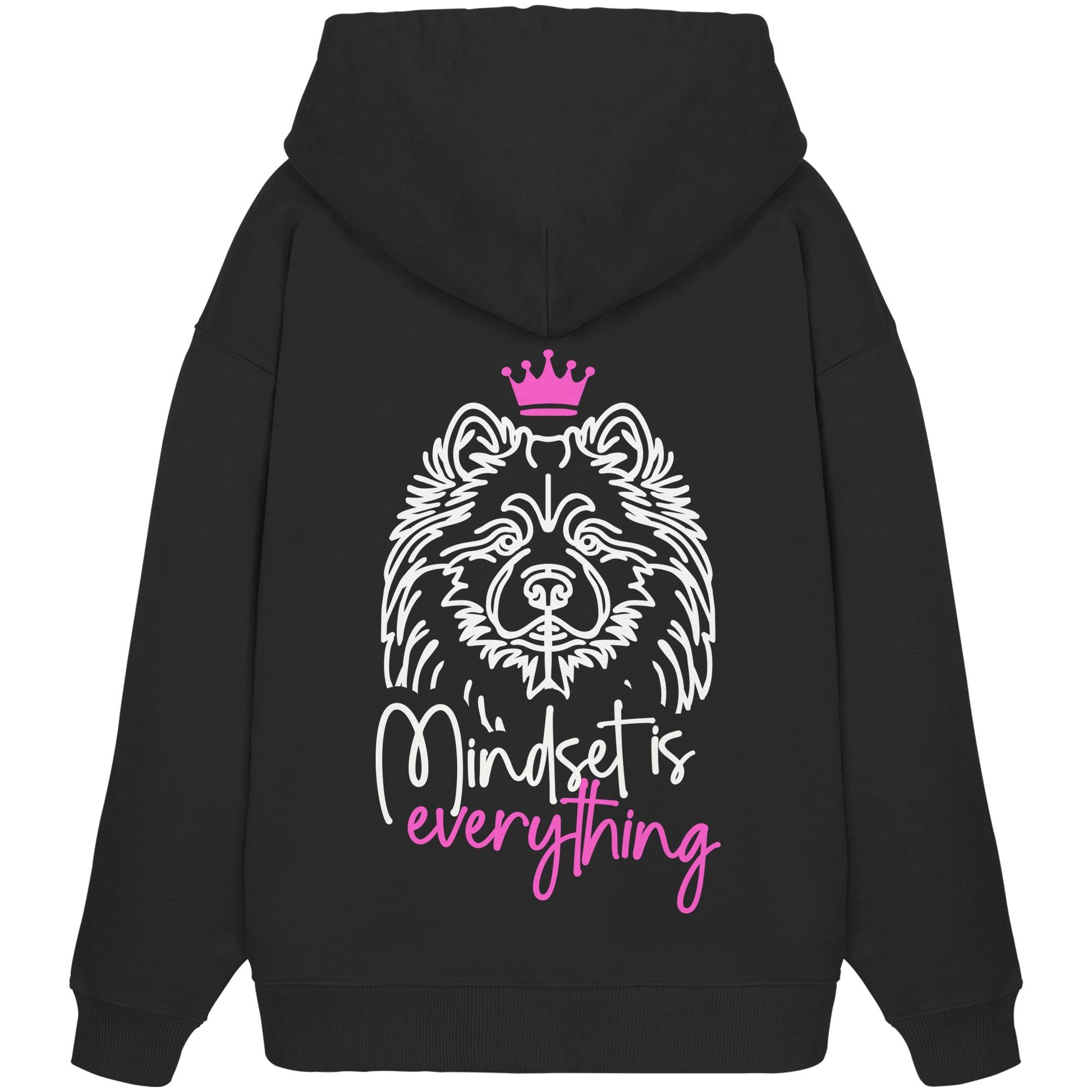 Wolfsspitz - Mindset is everything - Organic Oversize Hoodie