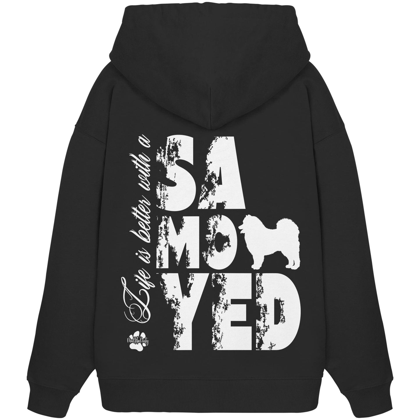 Life is better with a Samoyed - Organic Oversize Hoodie