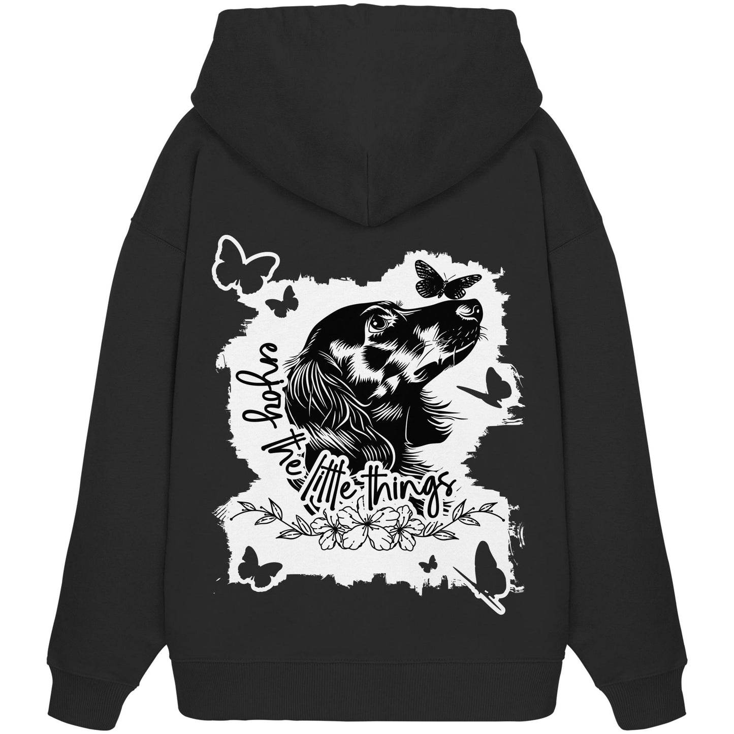 Dackel (Langhaar) - enjoy the little things - Organic Oversize Hoodie