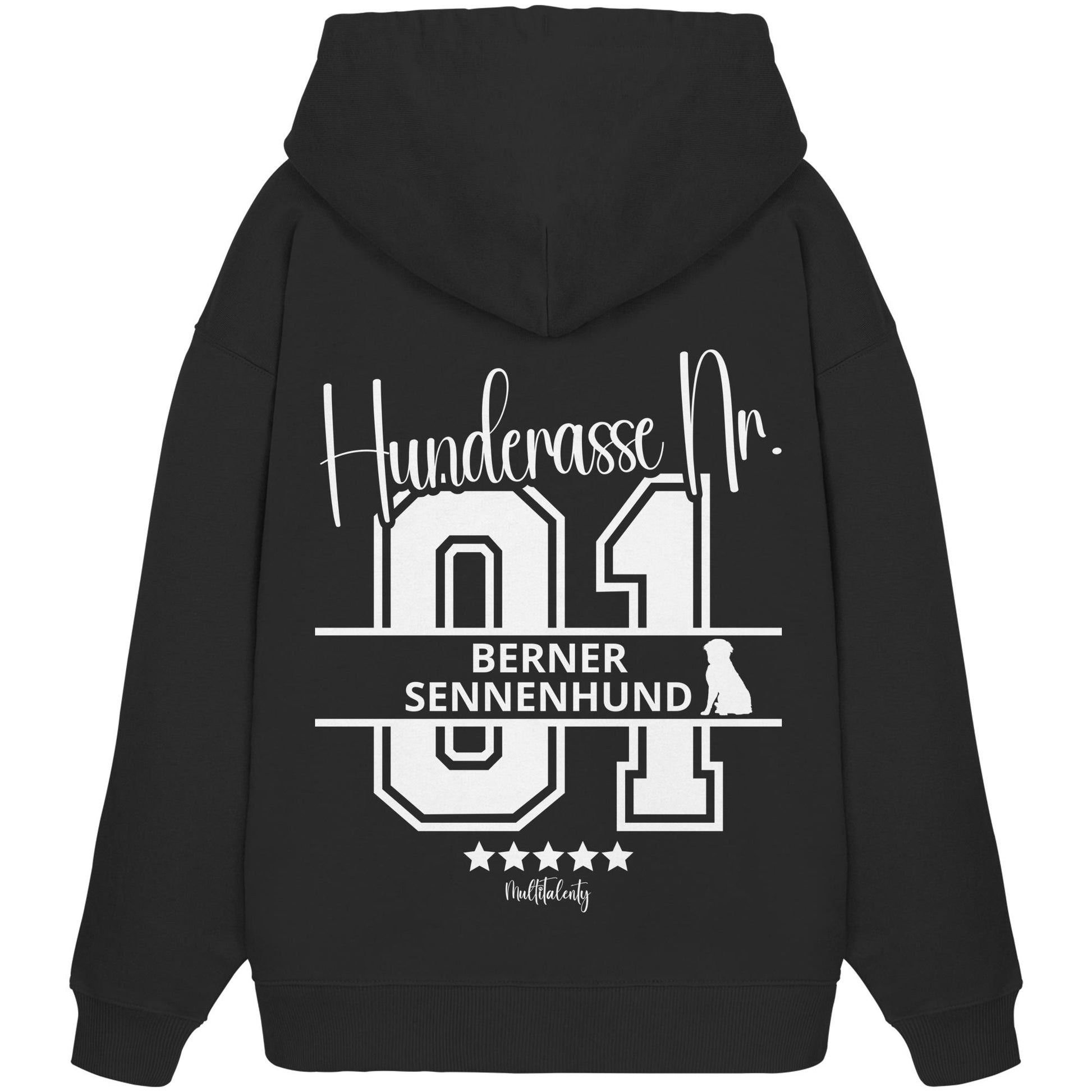 Nr. 01 Berner Sennenhund - Organic Oversize Hoodie