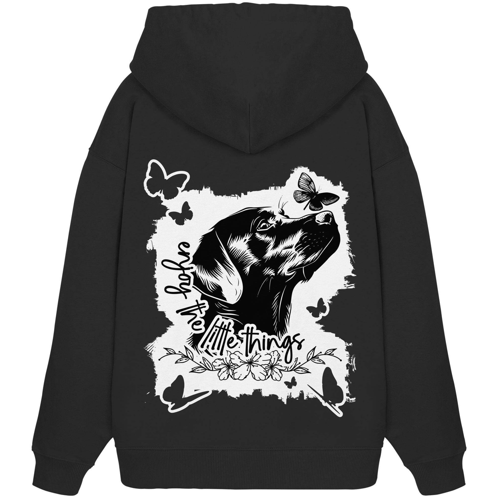 Labrador - enjoy the little things - Organic Oversize Hoodie