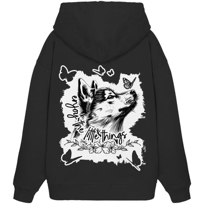 Shiba Inu - enjoy the little things - Organic Oversize Hoodie
