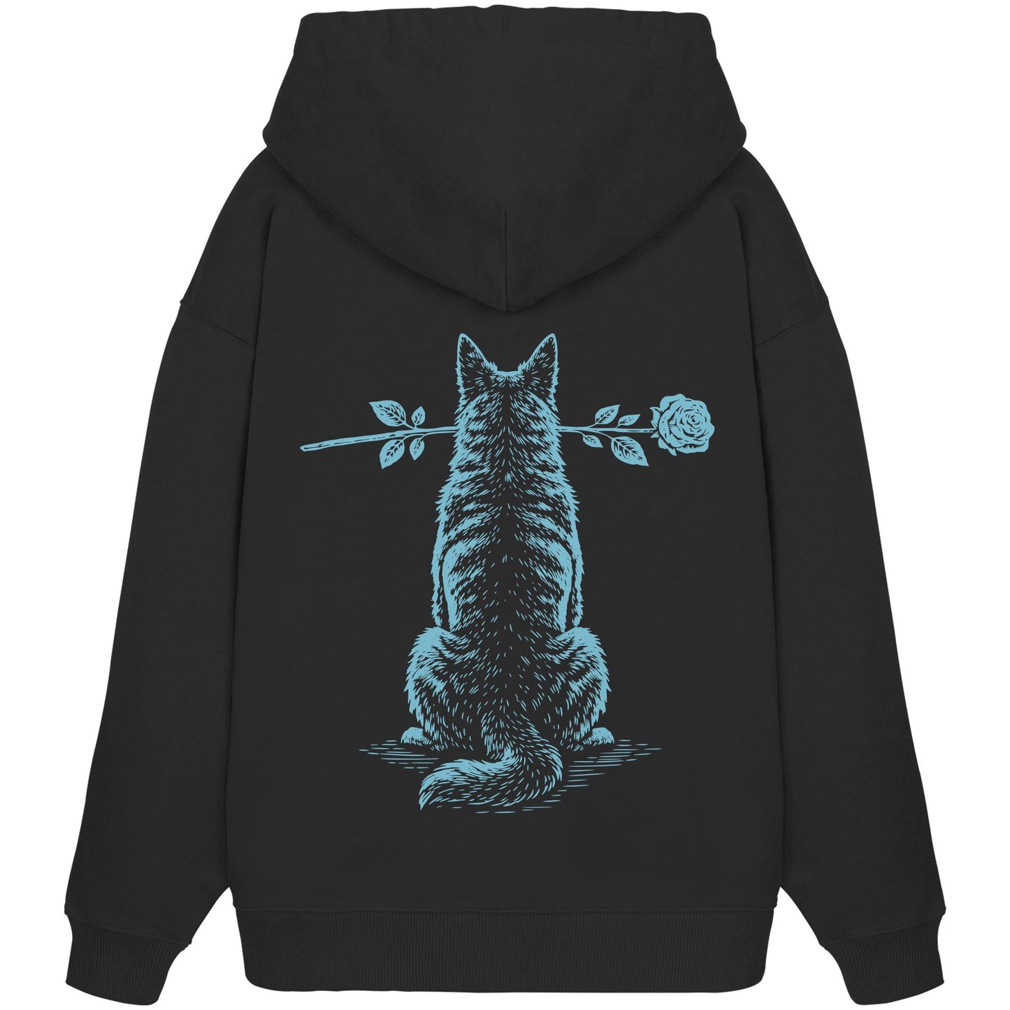Silent Loyalty - Holländischer Schäferhund (langhaar) - Organic Oversize Hoodie