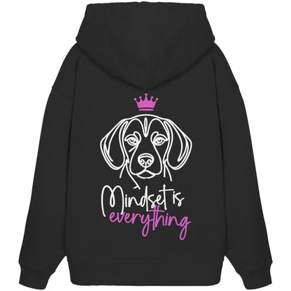 Beagle - Mindset is everything - Organic Oversize Hoodie