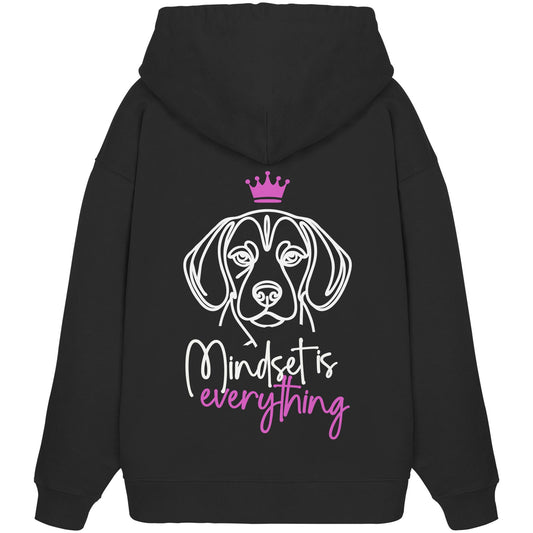 Beagle - Mindset is everything - Organic Oversize Hoodie