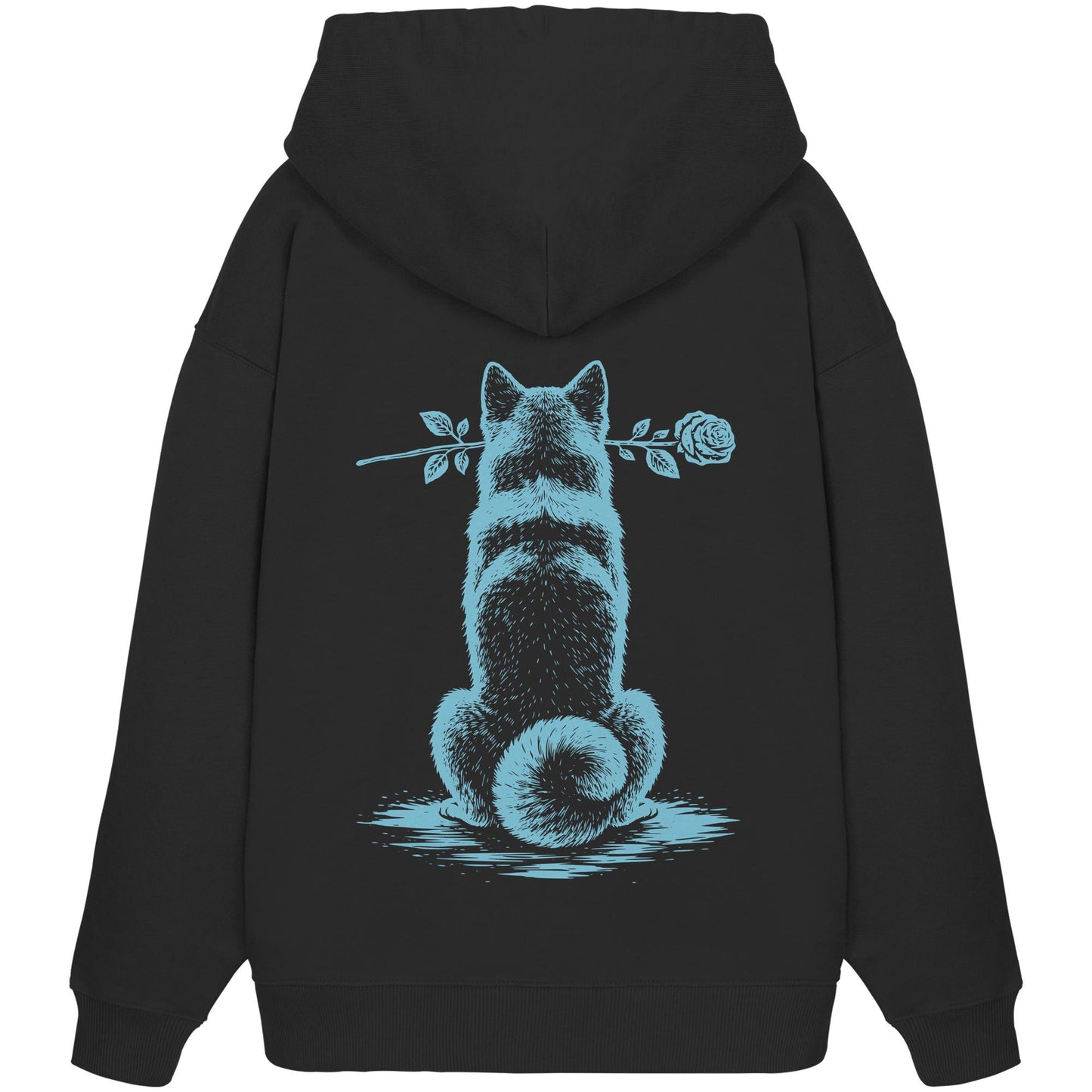 Silent Loyalty - Akita - Organic Oversize Hoodie