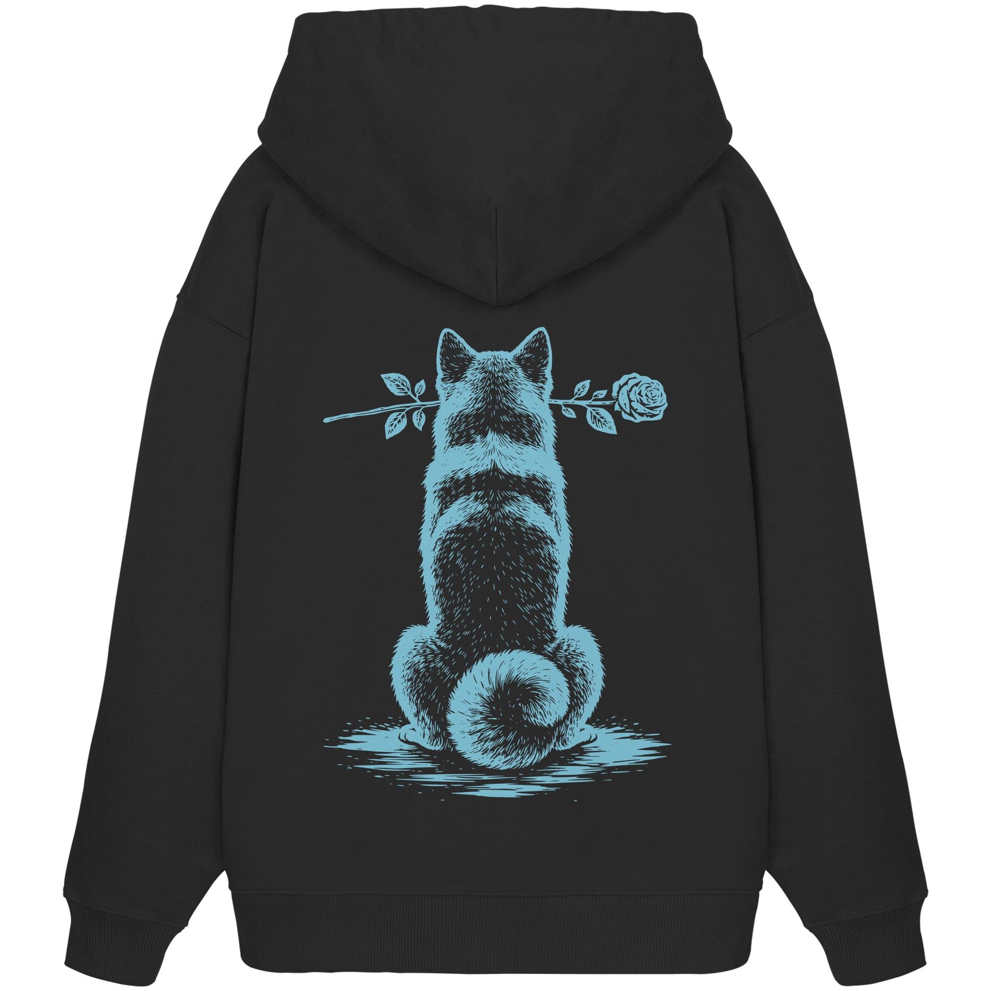 Silent Loyalty - Akita - Organic Oversize Hoodie