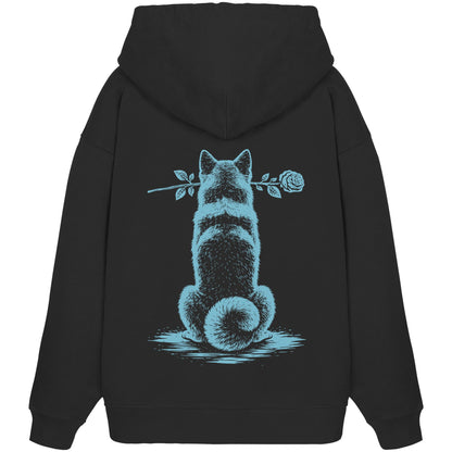 Silent Loyalty - Akita - Organic Oversize Hoodie