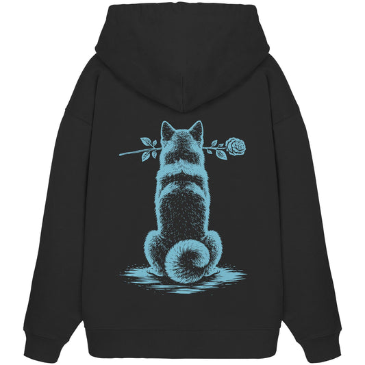 Silent Loyalty - Akita - Organic Oversize Hoodie