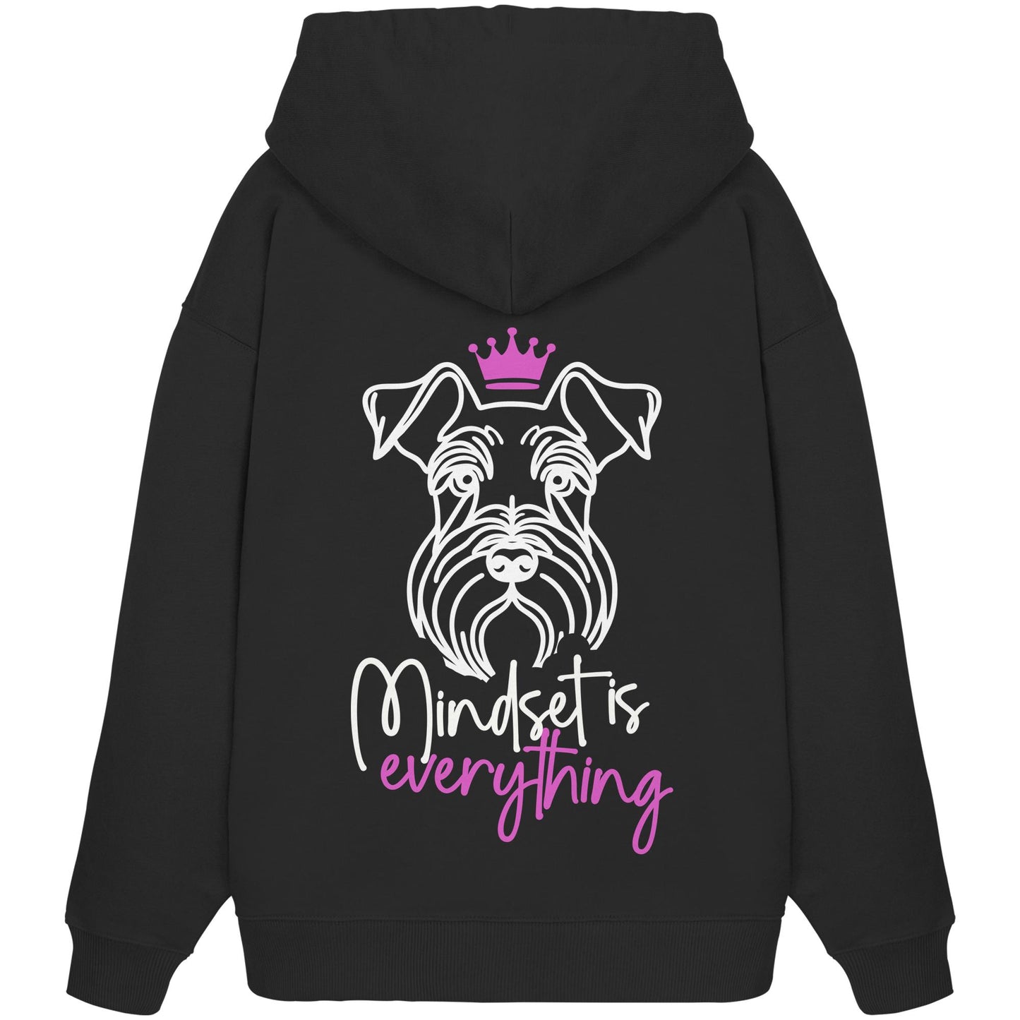Schnauzer - Mindset is everything - Organic Oversize Hoodie