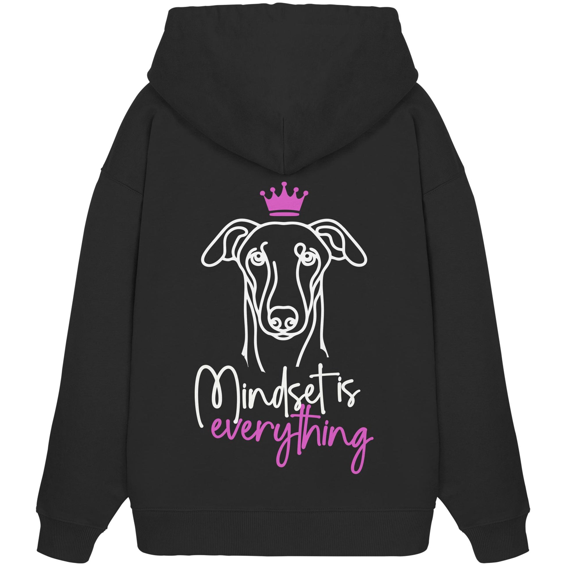 Greyhound - Mindset is everything - Organic Oversize Hoodie