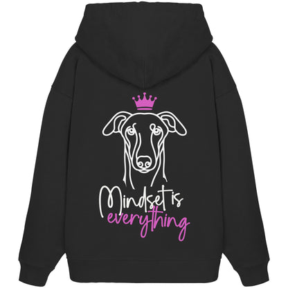 Greyhound - Mindset is everything - Organic Oversize Hoodie