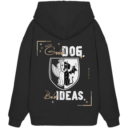 Good Dog. Bad Ideas. - Dackel (Rauhaar) - Organic Oversize Hoodie