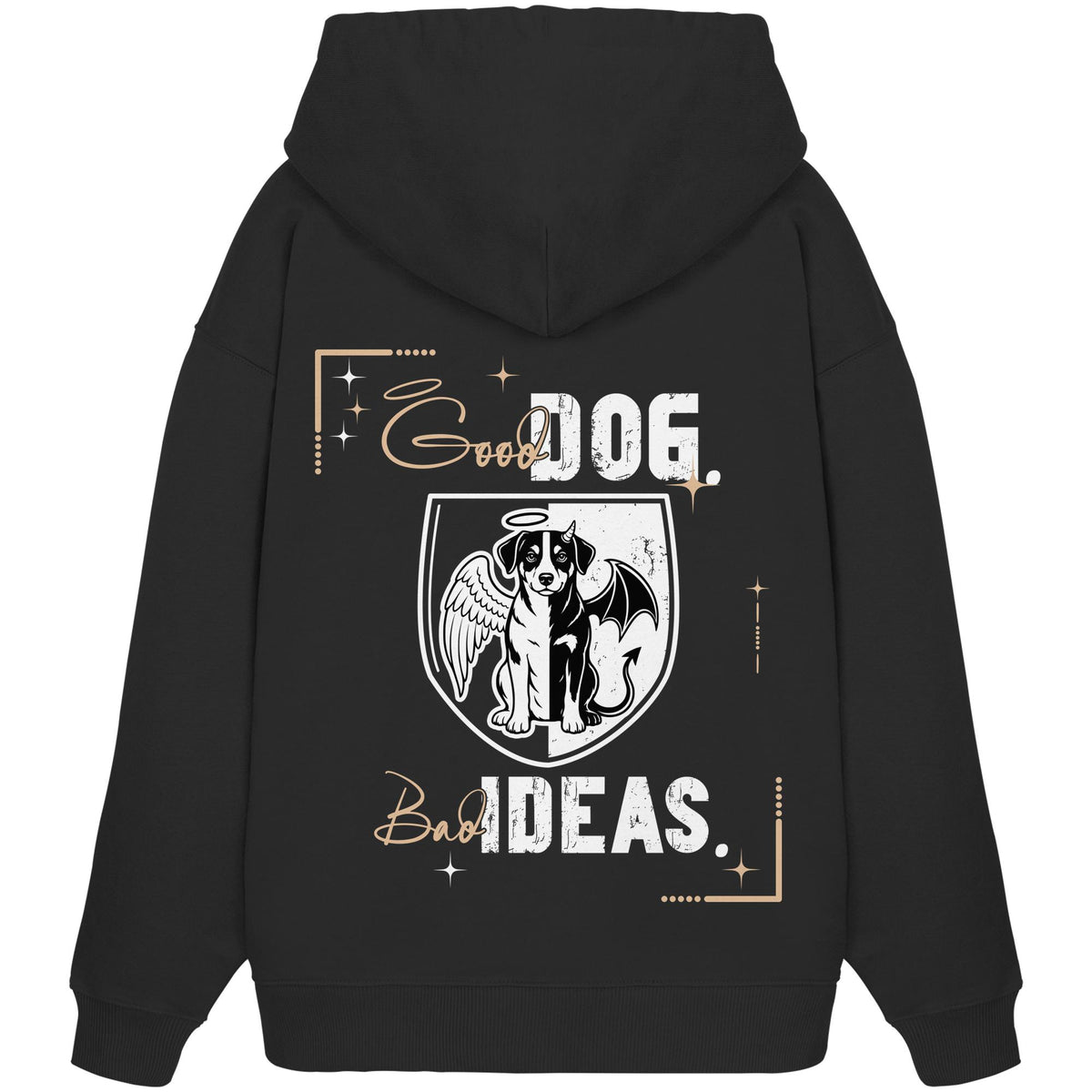 Good Dog. Bad Ideas. - Entlebucher Sennenhund - Organic Oversize Hoodie