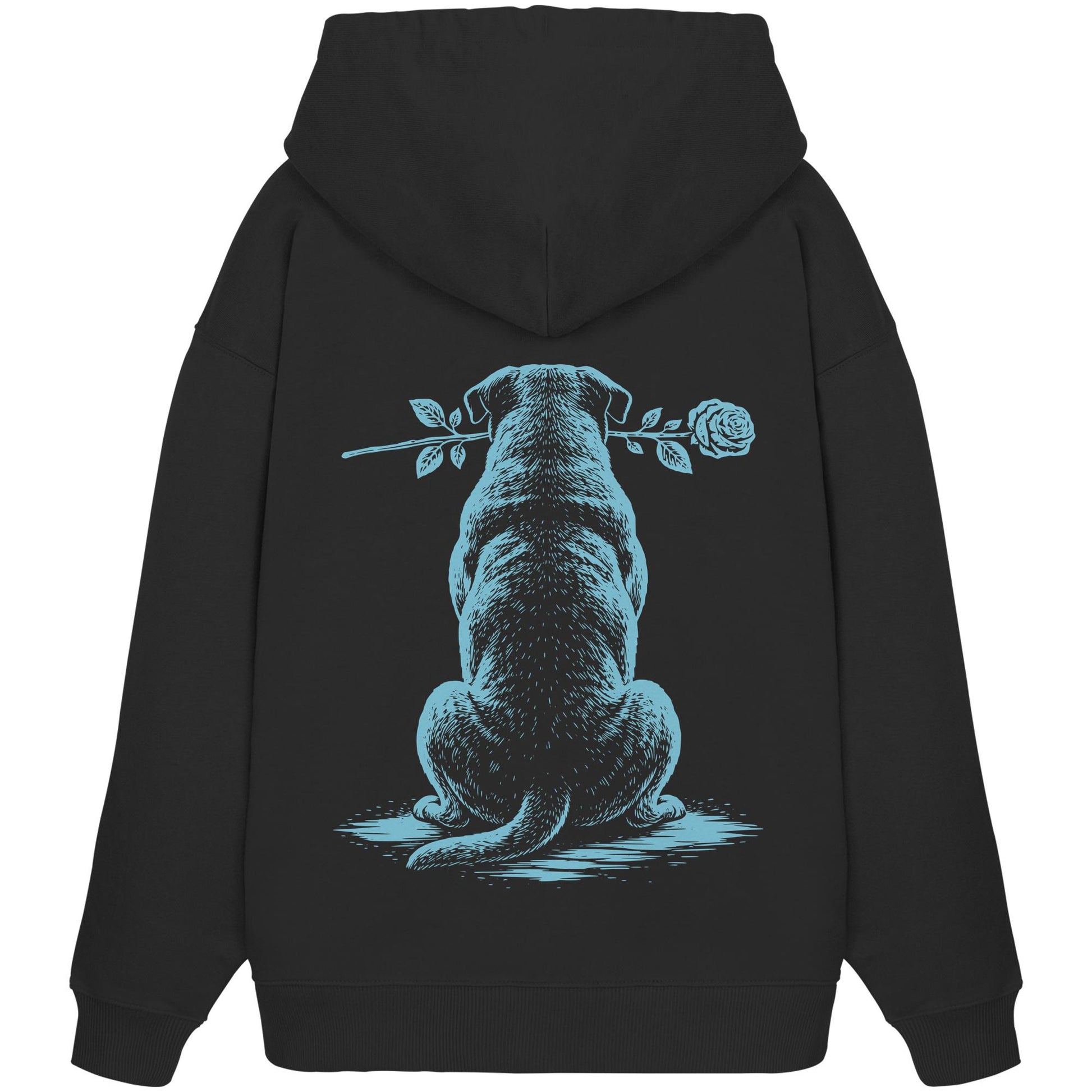 Silent Loyalty - Bordeauxdogge - Organic Oversize Hoodie