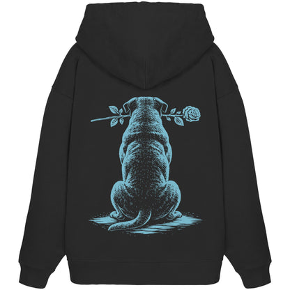 Silent Loyalty - Bordeauxdogge - Organic Oversize Hoodie
