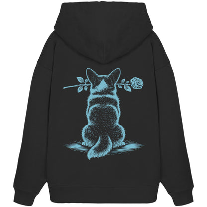 Silent Loyalty - Corgi - Organic Oversize Hoodie