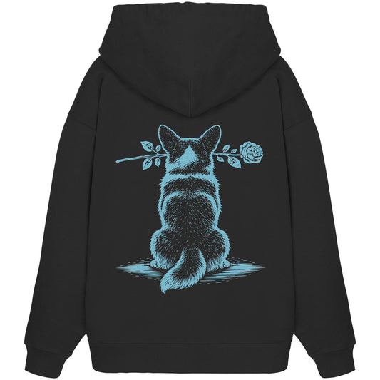 Silent Loyalty - Corgi - Organic Oversize Hoodie