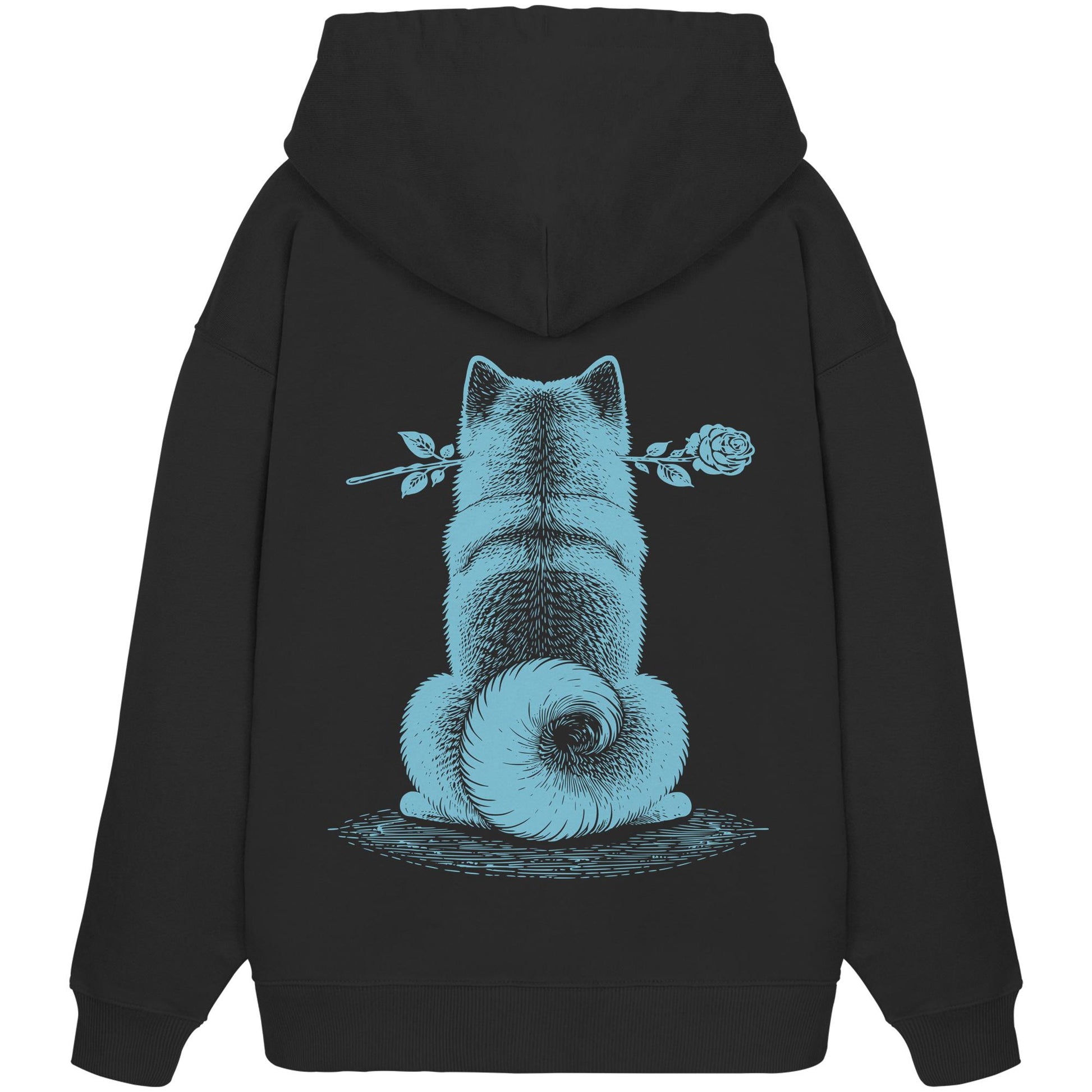 Silent Loyalty - American Akita - Organic Oversize Hoodie