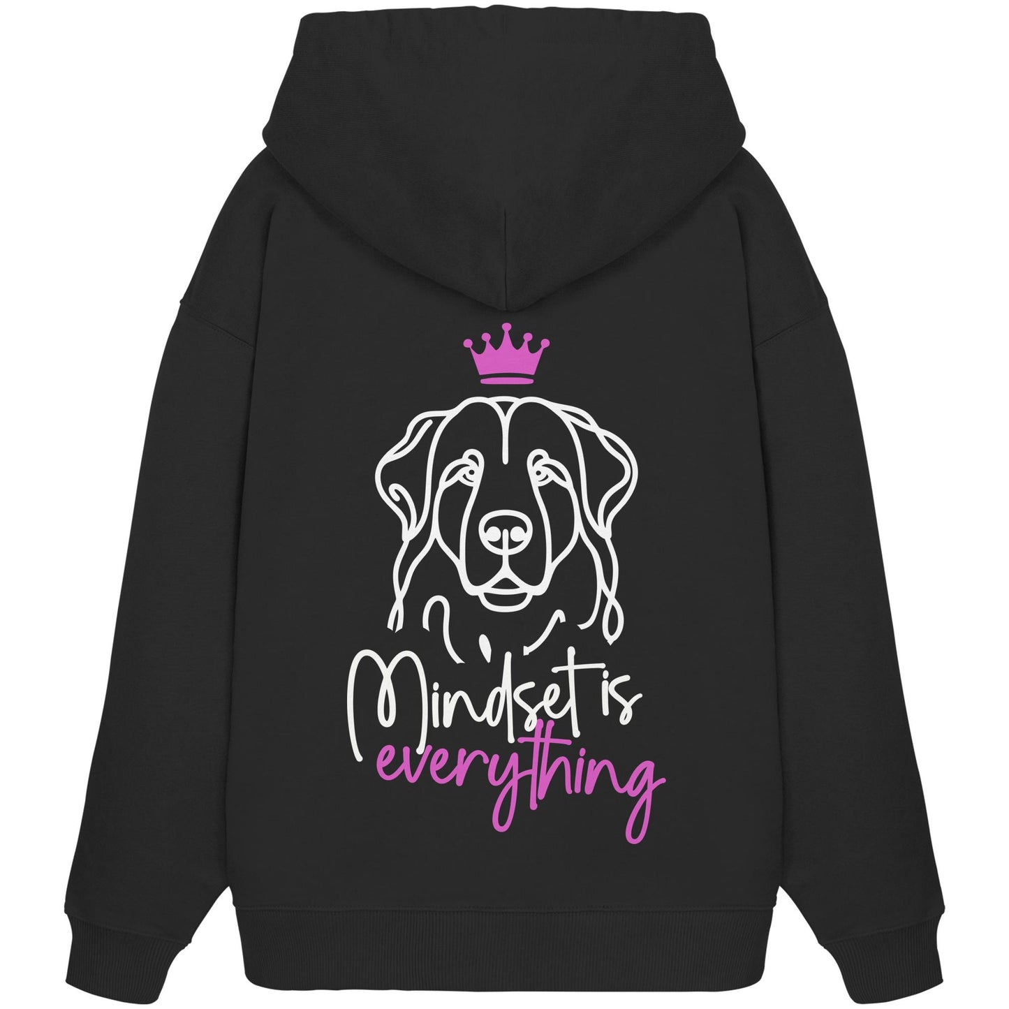 Kuvasz - Mindset is everything - Organic Oversize Hoodie