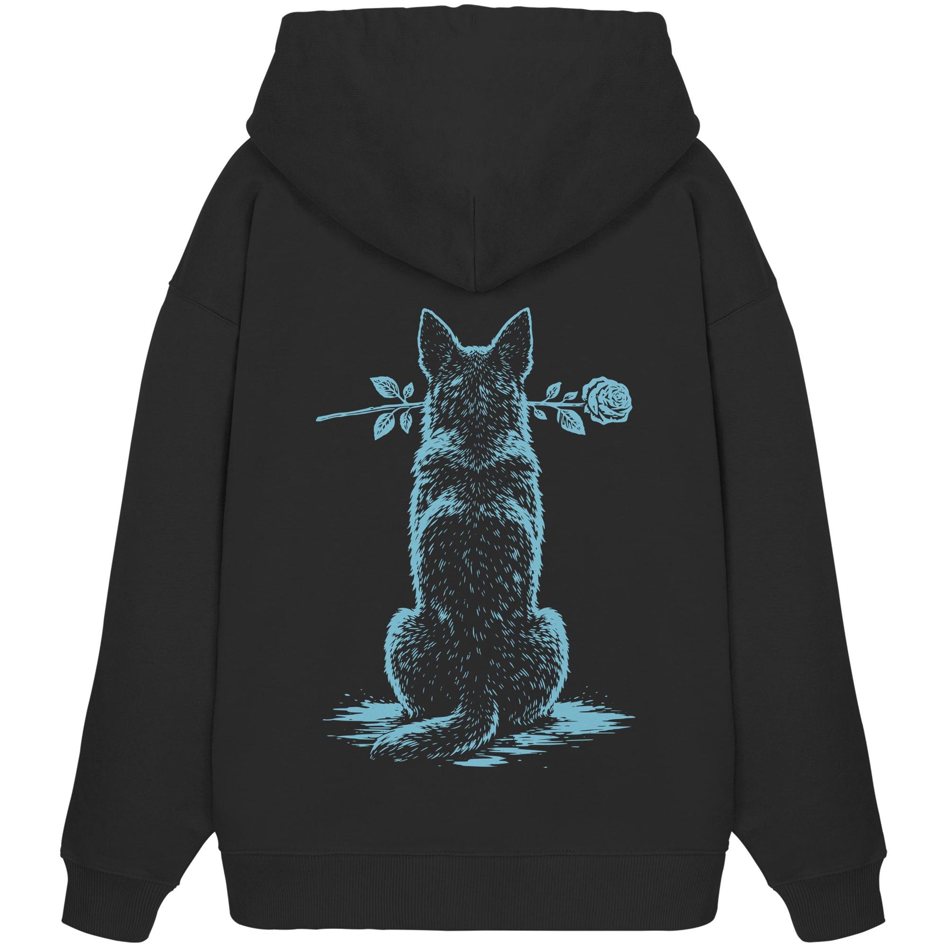Silent Loyalty - Australian Cattle Dog - Organic Oversize Hoodie
