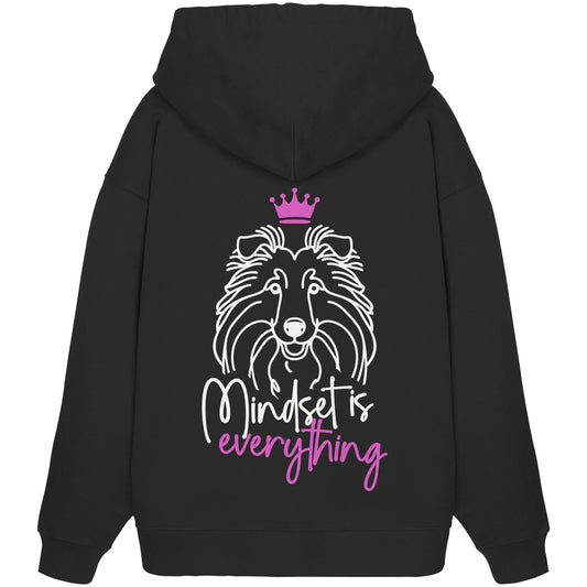 Shetland Sheepdog - Mindset is everything - Organic Oversize Hoodie