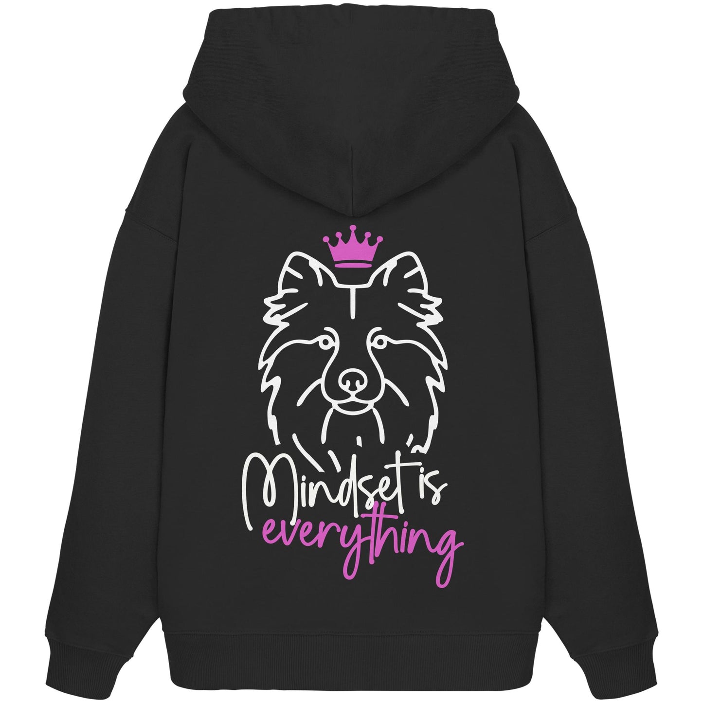 Islandhund - Mindset is everything - Organic Oversize Hoodie