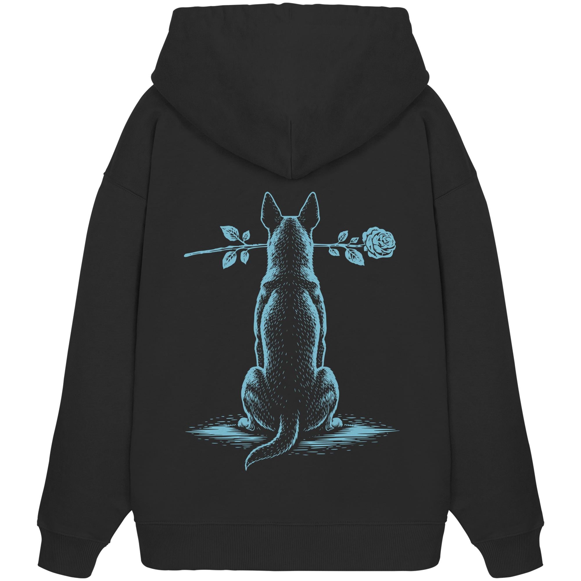 Silent Loyalty - Malinois - Organic Oversize Hoodie