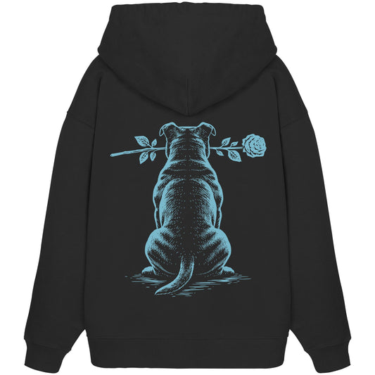 Silent Loyalty - Staffordshire Bullterrier - Organic Oversize Hoodie