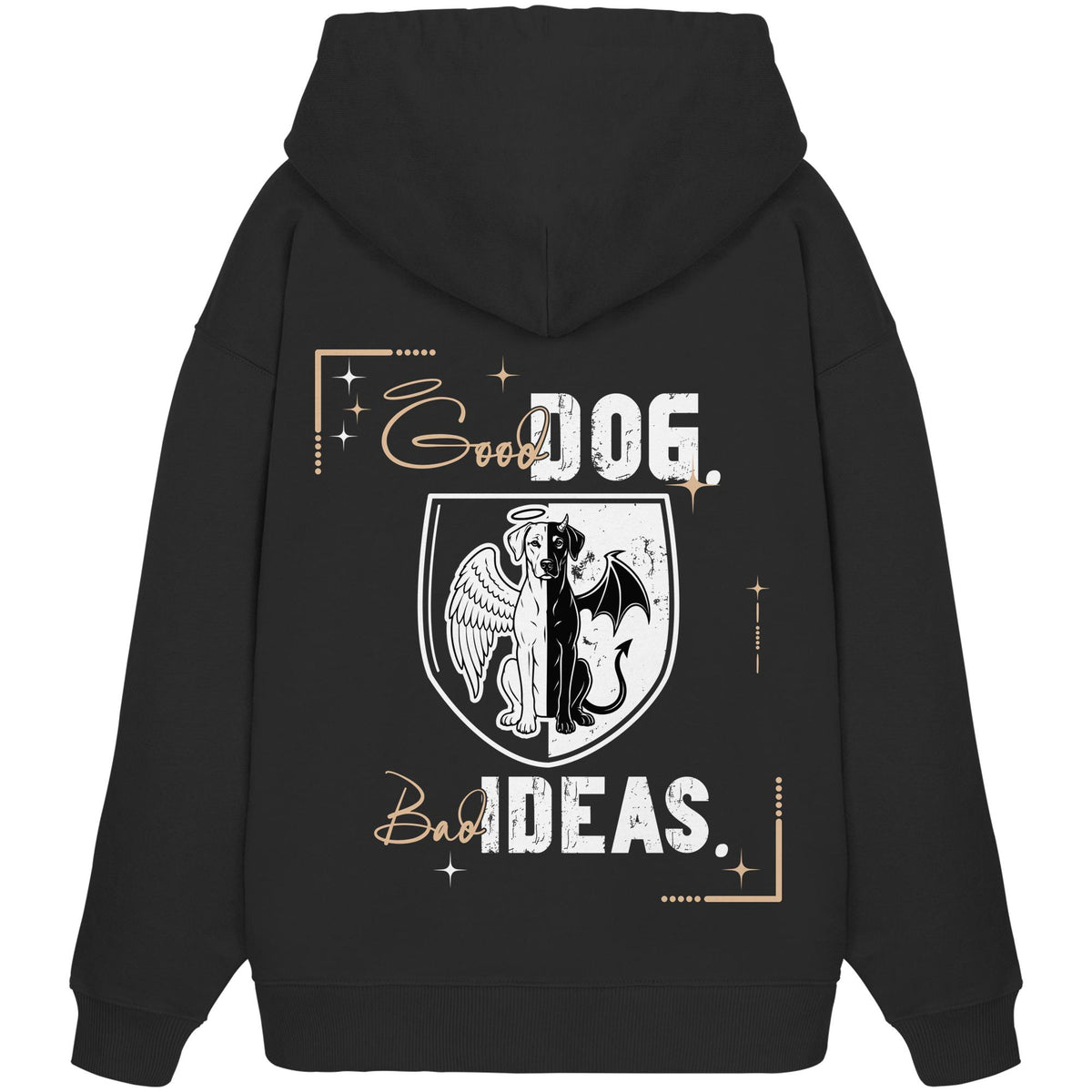 Good Dog. Bad Ideas. - Rhodesian Ridgeback - Organic Oversize Hoodie