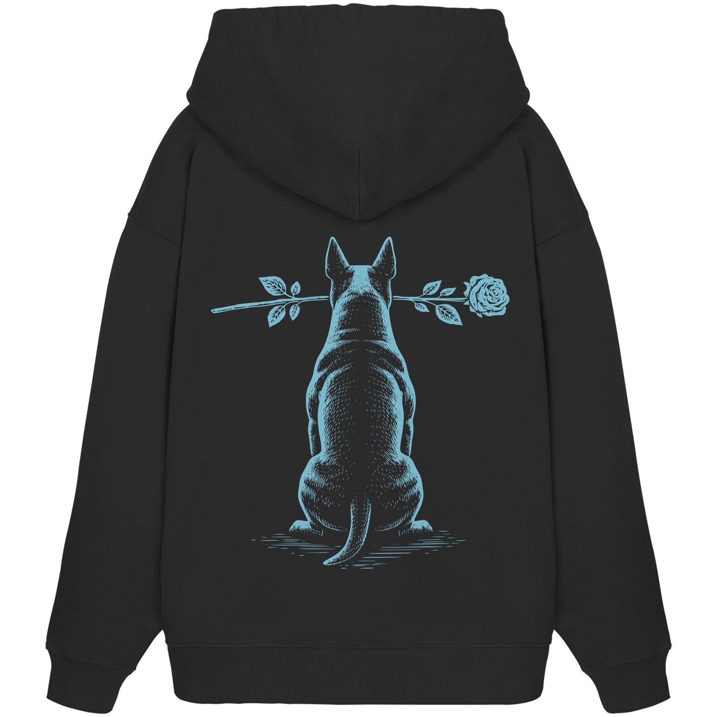 Silent Loyalty - Bullterrier - Organic Oversize Hoodie