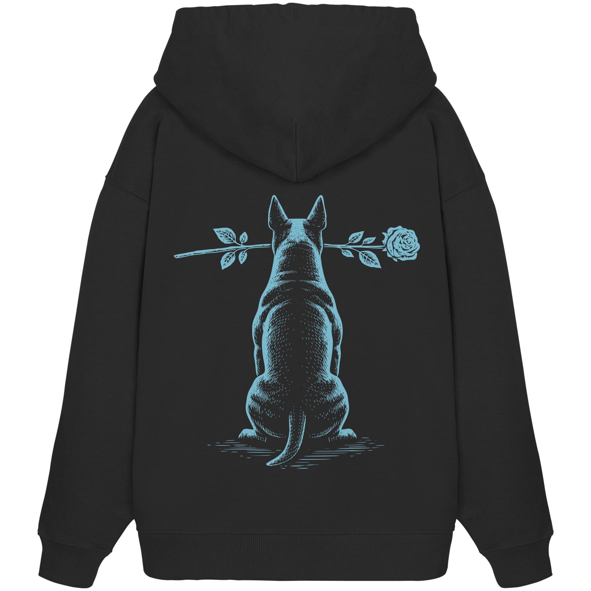 Silent Loyalty - Bullterrier - Organic Oversize Hoodie