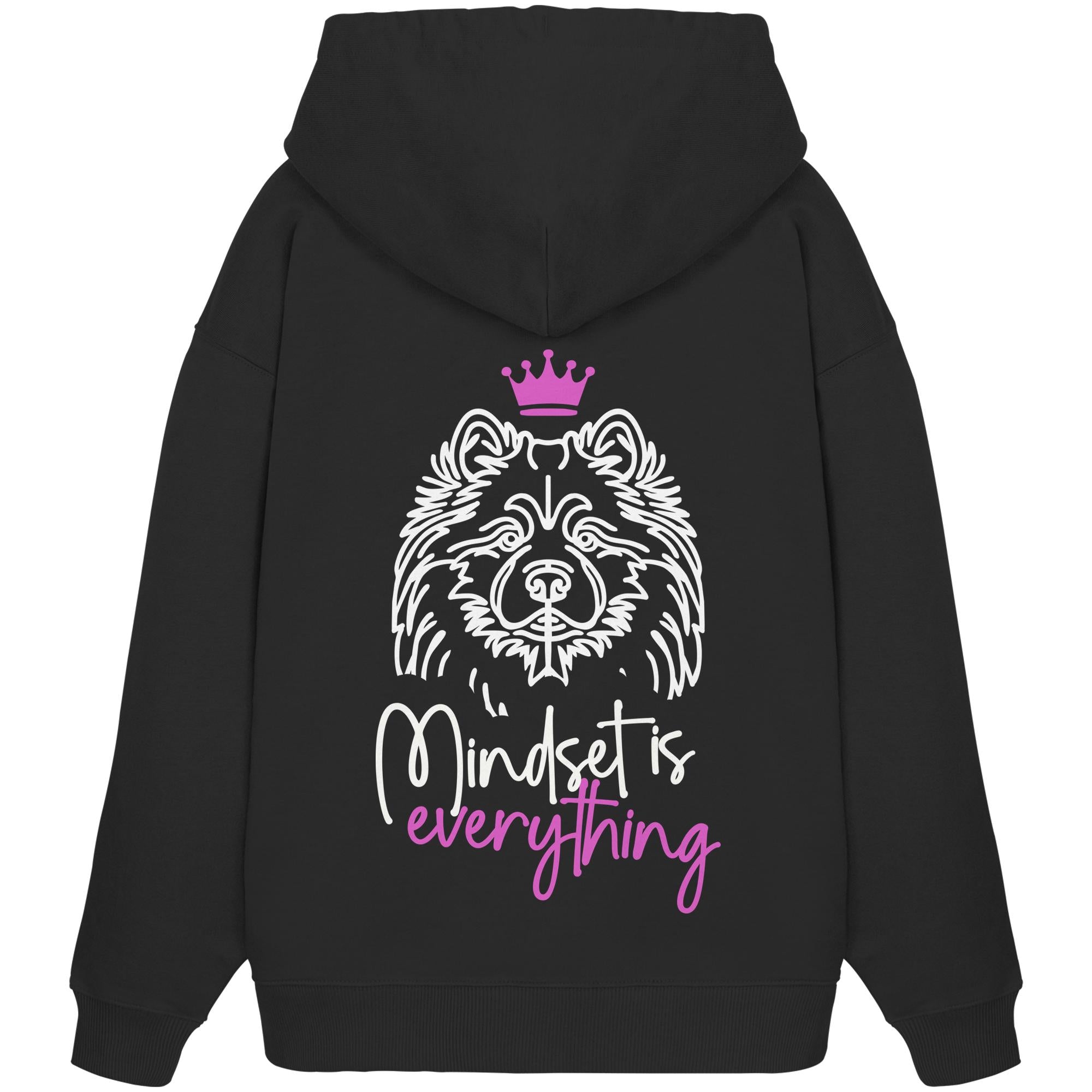 Wolfsspitz - Mindset is everything - Organic Oversize Hoodie