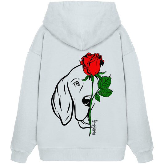 Tattoo Rose - English Setter - Organic Oversize Hoodie