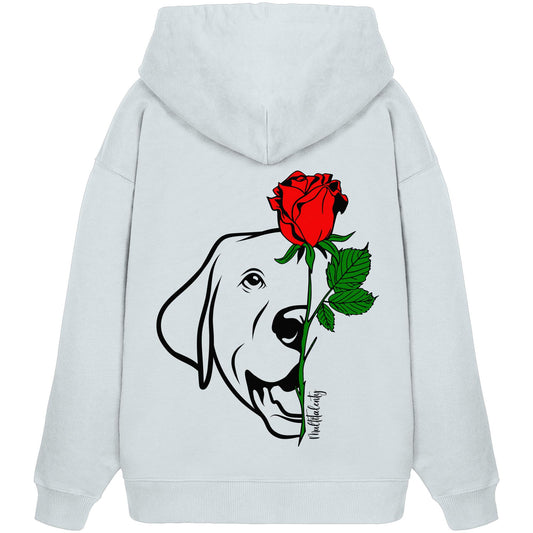 Tattoo Rose - Labrador - Organic Oversize Hoodie
