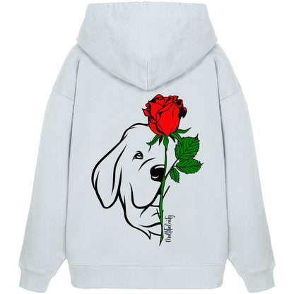Tattoo Rose - Neufundländer - Organic Oversize Hoodie
