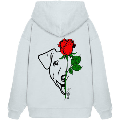 Tattoo Rose - Jack Russell - Organic Oversize Hoodie
