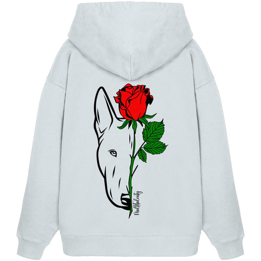 Tattoo Rose - Bullterrier - Organic Oversize Hoodie