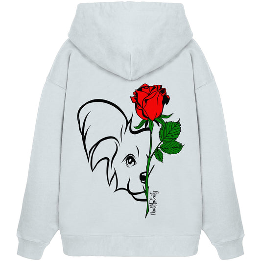 Tattoo Rose - Papillon - Organic Oversize Hoodie