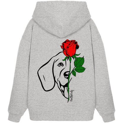 Tattoo Rose - Beagle - Organic Oversize Hoodie