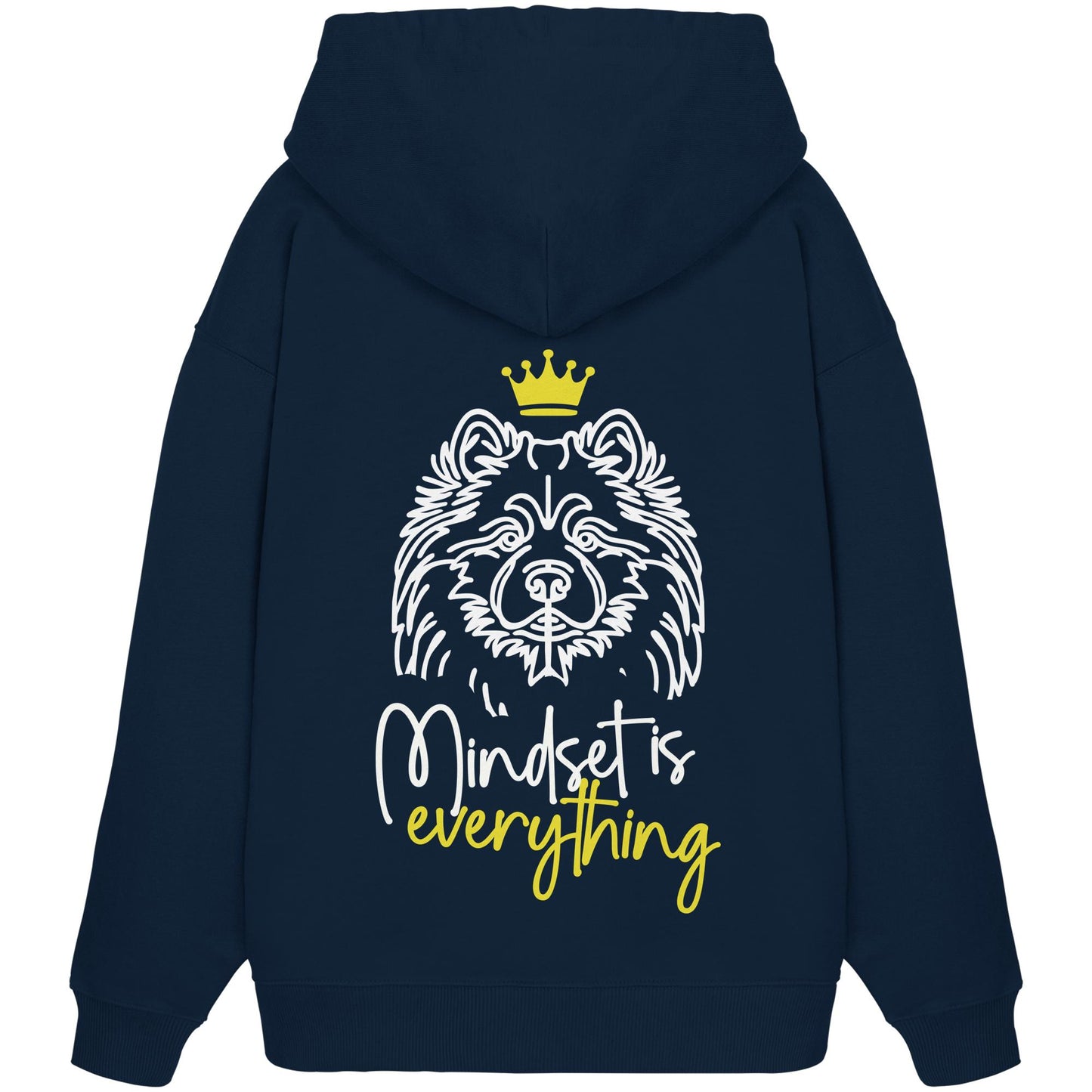 Wolfsspitz - Mindset is everything - Organic Oversize Hoodie