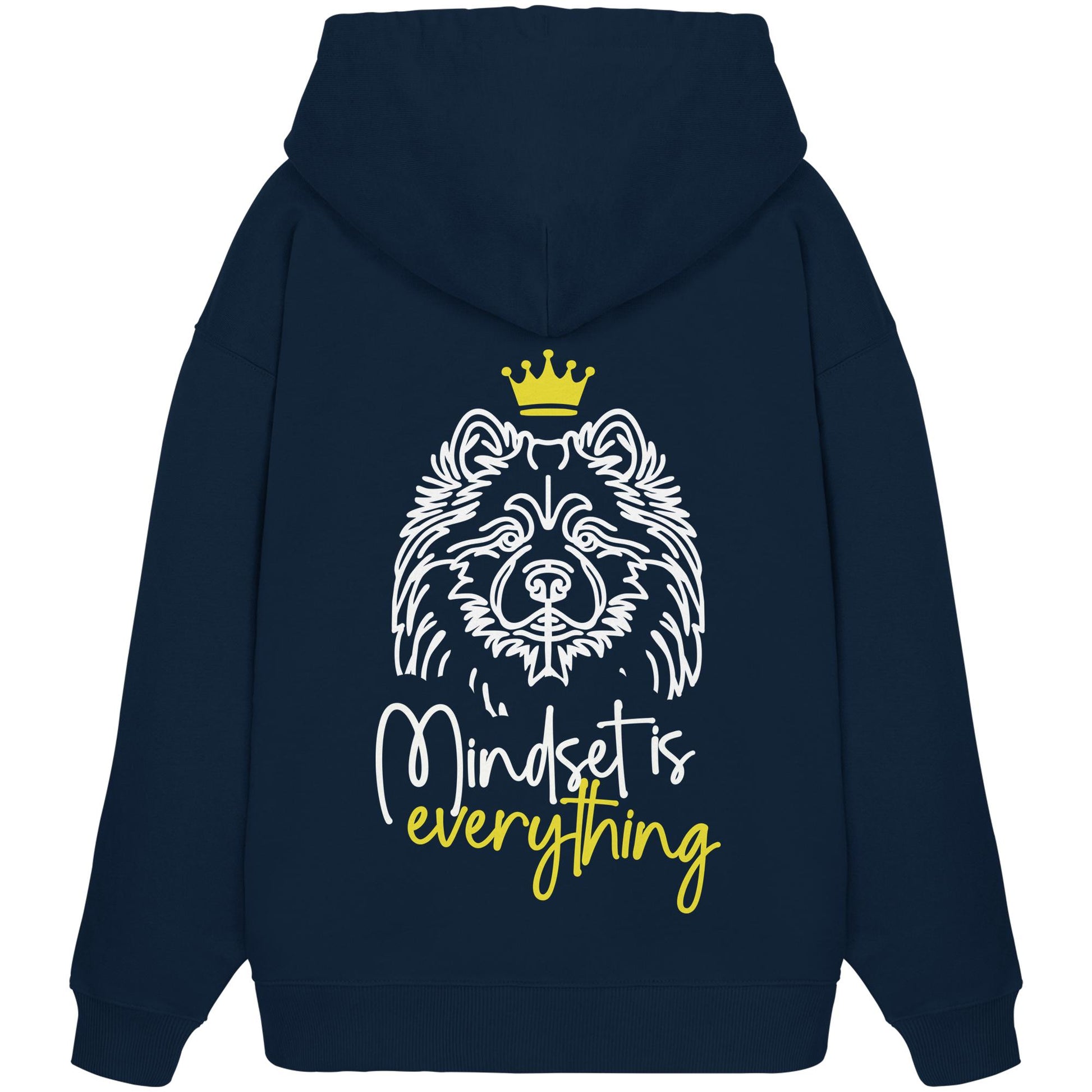 Wolfsspitz - Mindset is everything - Organic Oversize Hoodie